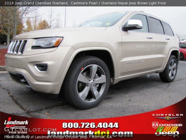 2014 Jeep Grand Cherokee Overland in Cashmere Pearl