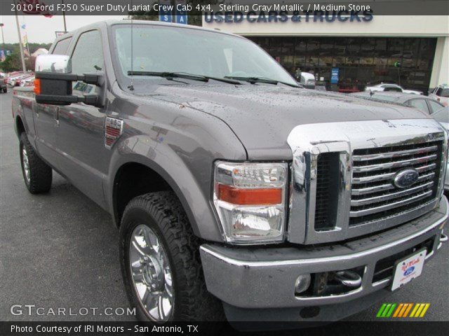 2010 Ford F250 Super Duty Lariat Crew Cab 4x4 in Sterling Gray Metallic