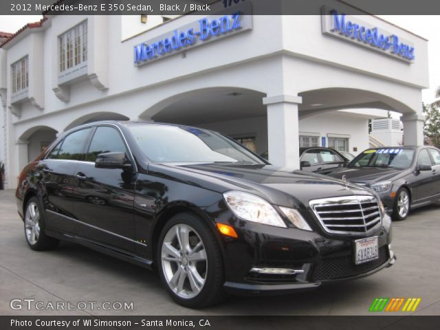 2012 Mercedes-Benz E 350 Sedan in Black