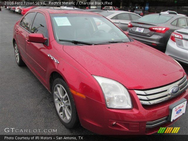 2008 Ford Fusion SE V6 in Redfire Metallic