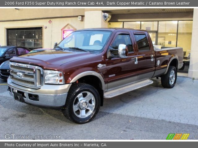 2006 Ford F350 Super Duty King Ranch Crew Cab 4x4 in Dark Copper Metallic