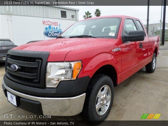 2013 Ford F150 XL SuperCab in Vermillion Red