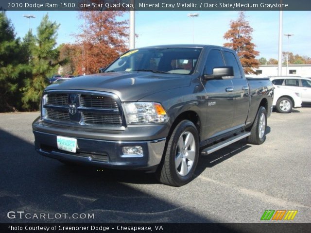 2010 Dodge Ram 1500 Lone Star Quad Cab in Mineral Gray Metallic