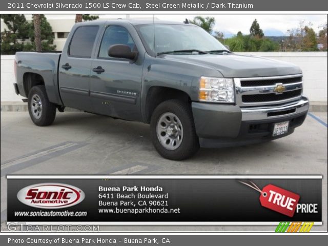 2011 Chevrolet Silverado 1500 LS Crew Cab in Steel Green Metallic