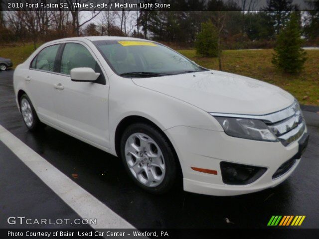 2010 Ford Fusion SE in White Suede