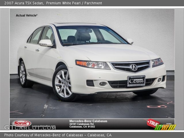 2007 Acura TSX Sedan in Premium White Pearl