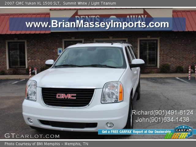 2007 GMC Yukon XL 1500 SLT in Summit White