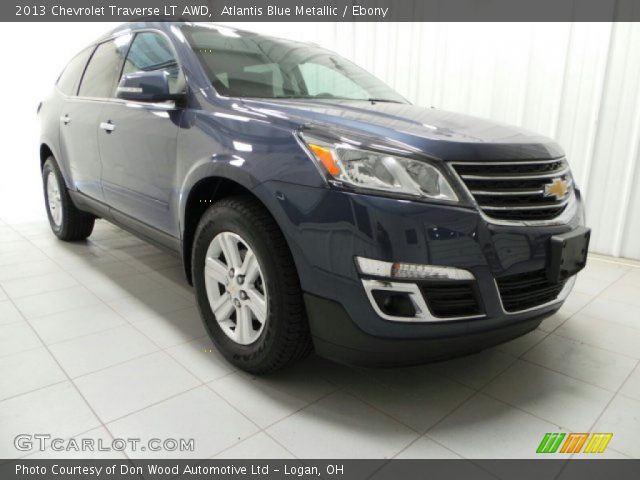 2013 Chevrolet Traverse LT AWD in Atlantis Blue Metallic