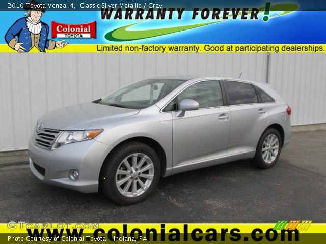 2010 Toyota Venza I4 in Classic Silver Metallic