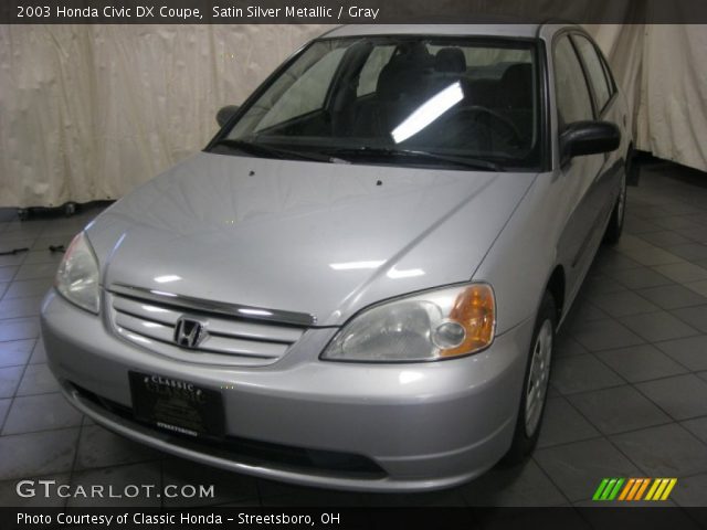 2003 Honda Civic DX Coupe in Satin Silver Metallic