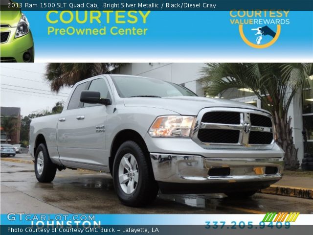 2013 Ram 1500 SLT Quad Cab in Bright Silver Metallic