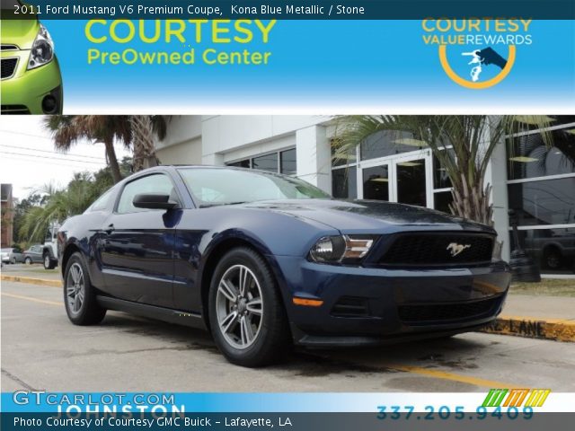 2011 Ford Mustang V6 Premium Coupe in Kona Blue Metallic