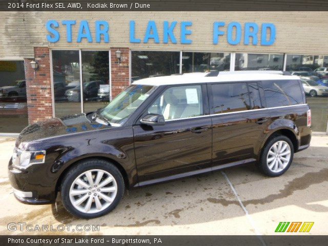 2014 Ford Flex SEL AWD in Kodiak Brown