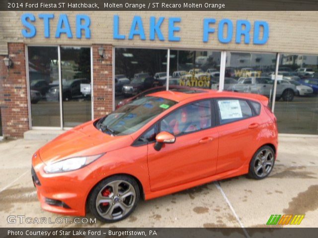 2014 Ford Fiesta ST Hatchback in Molten Orange