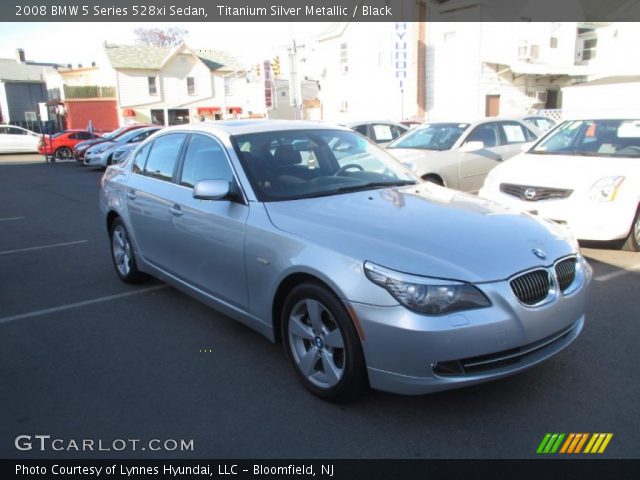 2008 BMW 5 Series 528xi Sedan in Titanium Silver Metallic