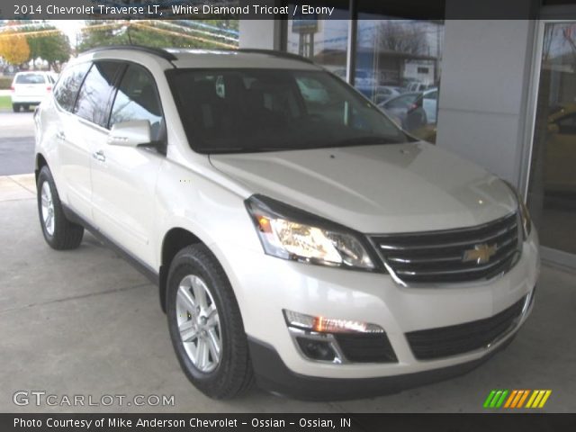 2014 Chevrolet Traverse LT in White Diamond Tricoat