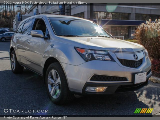 2011 Acura MDX Technology in Palladium Metallic