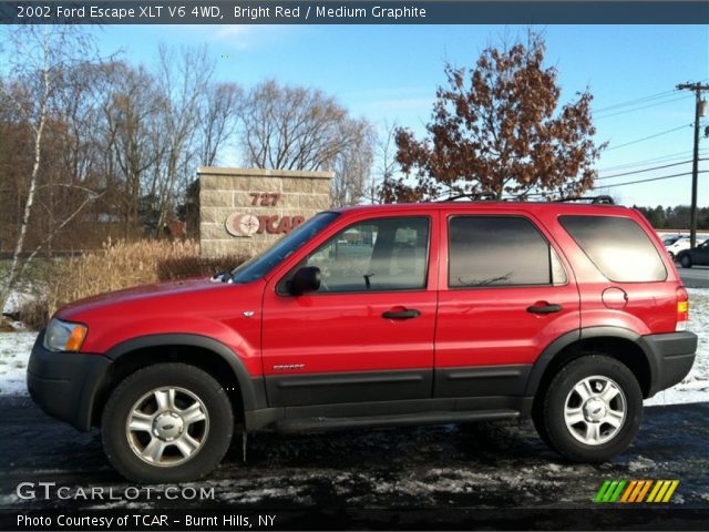 2002 Ford Escape XLT V6 4WD in Bright Red