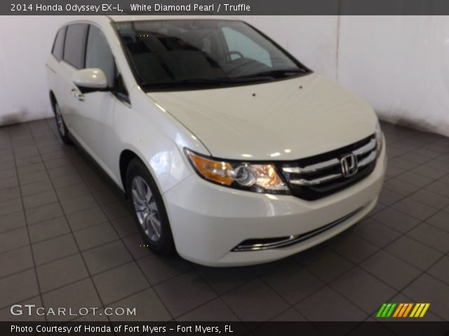 2014 Honda Odyssey EX-L in White Diamond Pearl