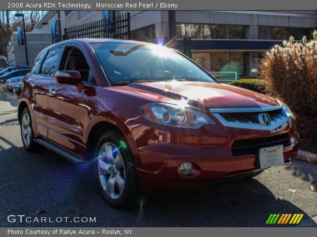 2008 Acura RDX Technology in Moroccan Red Pearl