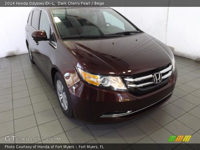 2014 Honda Odyssey EX-L in Dark Cherry Pearl
