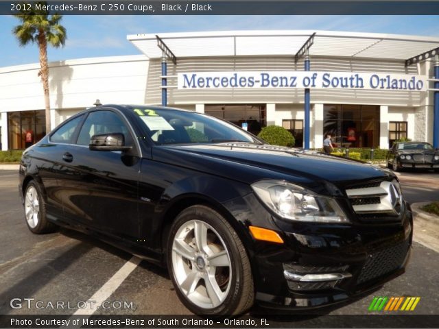 2012 Mercedes-Benz C 250 Coupe in Black