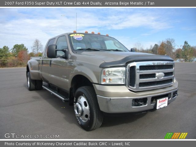 2007 Ford F350 Super Duty XLT Crew Cab 4x4 Dually in Arizona Beige Metallic