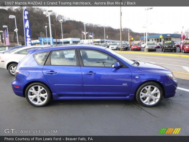 2007 Mazda MAZDA3 s Grand Touring Hatchback in Aurora Blue Mica