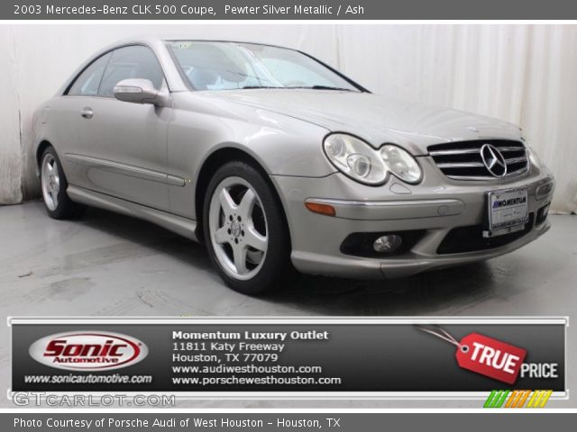 2003 Mercedes-Benz CLK 500 Coupe in Pewter Silver Metallic