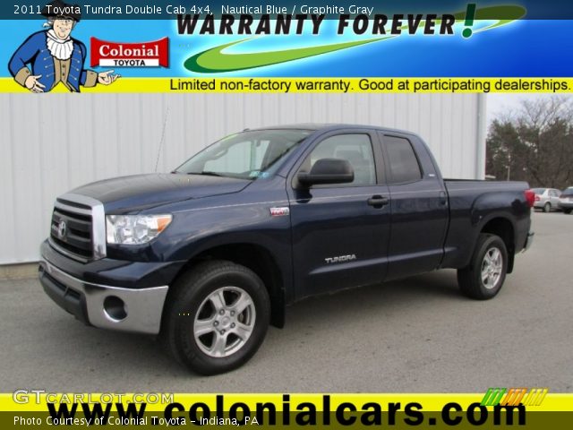 2011 Toyota Tundra Double Cab 4x4 in Nautical Blue