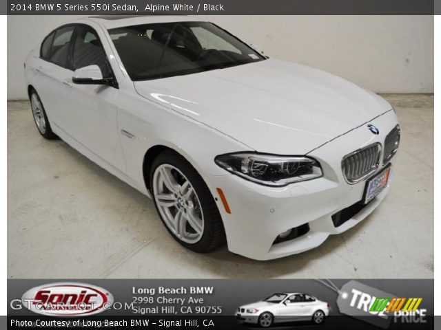 2014 BMW 5 Series 550i Sedan in Alpine White