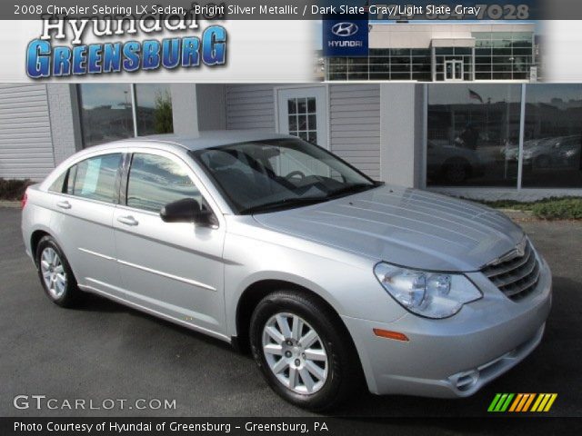 2008 Chrysler Sebring LX Sedan in Bright Silver Metallic