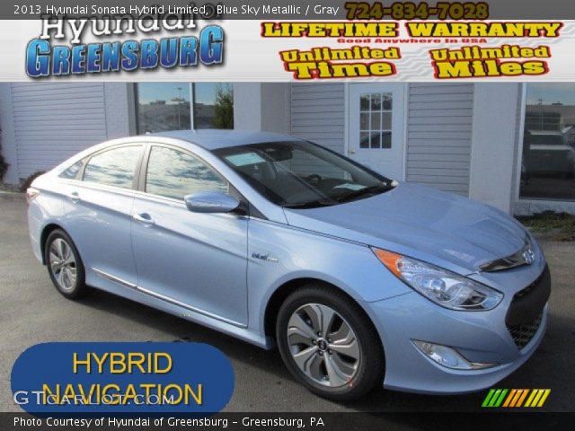 2013 Hyundai Sonata Hybrid Limited in Blue Sky Metallic