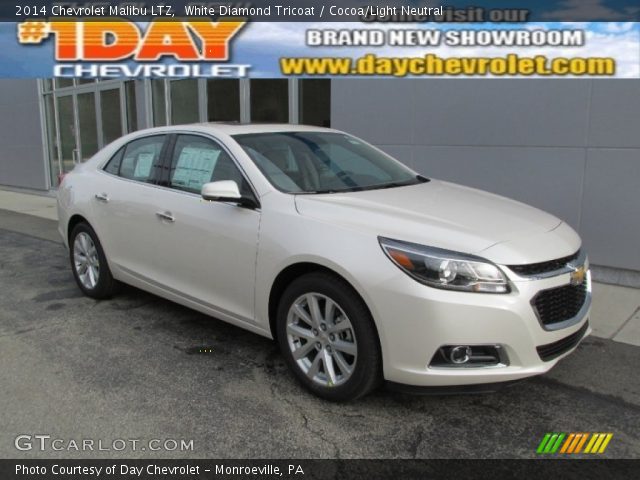 2014 Chevrolet Malibu LTZ in White Diamond Tricoat