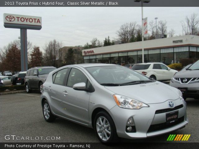 2013 Toyota Prius c Hybrid Four in Classic Silver Metallic