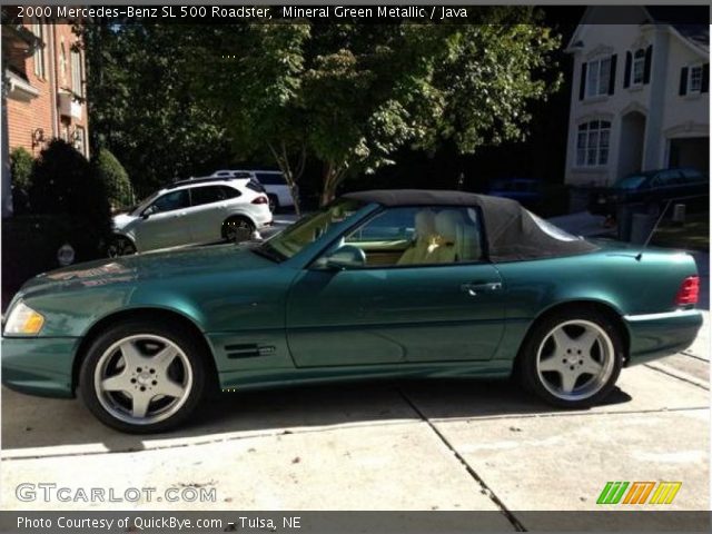 2000 Mercedes-Benz SL 500 Roadster in Mineral Green Metallic