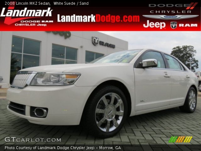 2008 Lincoln MKZ Sedan in White Suede