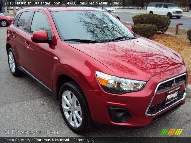 2013 Mitsubishi Outlander Sport ES 4WD in Rally Red Metallic