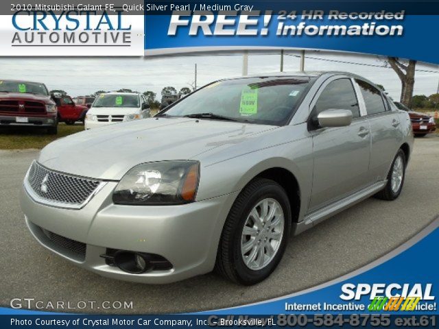 2010 Mitsubishi Galant FE in Quick Silver Pearl