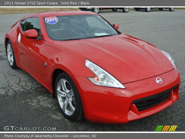 2011 Nissan 370Z Sport Coupe in Solid Red