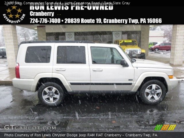 2008 Jeep Commander Sport 4x4 in Light Graystone Pearl