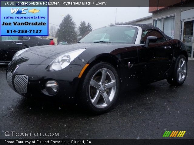 2008 Pontiac Solstice Roadster in Mysterious Black