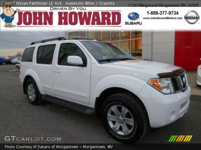 2007 Nissan Pathfinder LE 4x4 in Avalanche White