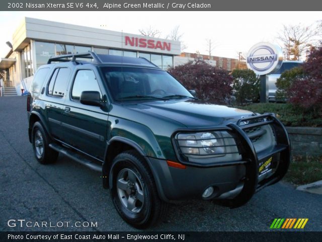 2002 Nissan Xterra SE V6 4x4 in Alpine Green Metallic