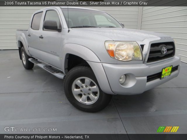 2006 Toyota Tacoma V6 PreRunner Double Cab in Silver Streak Mica