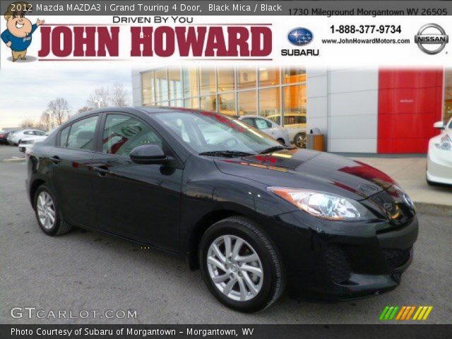 2012 Mazda MAZDA3 i Grand Touring 4 Door in Black Mica