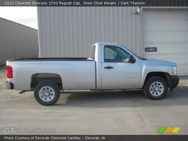 2010 Chevrolet Silverado 1500 Regular Cab in Sheer Silver Metallic