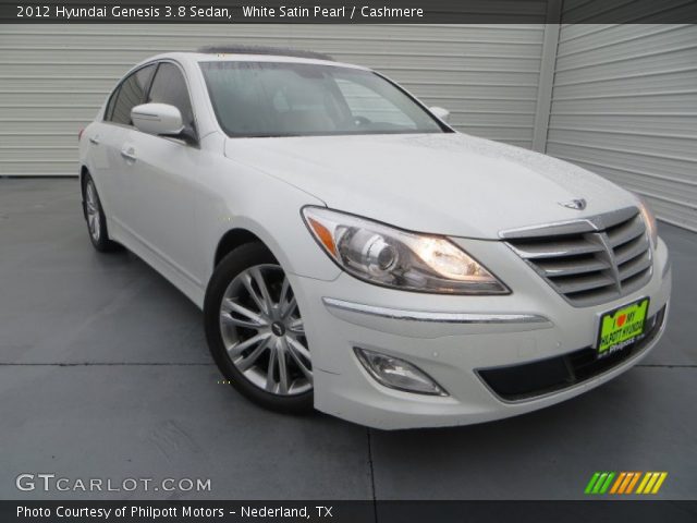 2012 Hyundai Genesis 3.8 Sedan in White Satin Pearl