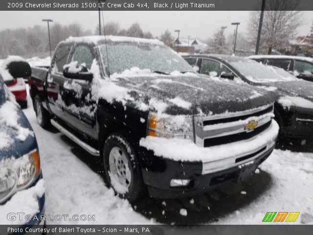 2009 Chevrolet Silverado 1500 LT Crew Cab 4x4 in Black