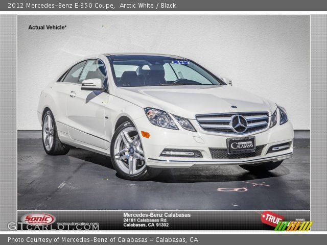 2012 Mercedes-Benz E 350 Coupe in Arctic White